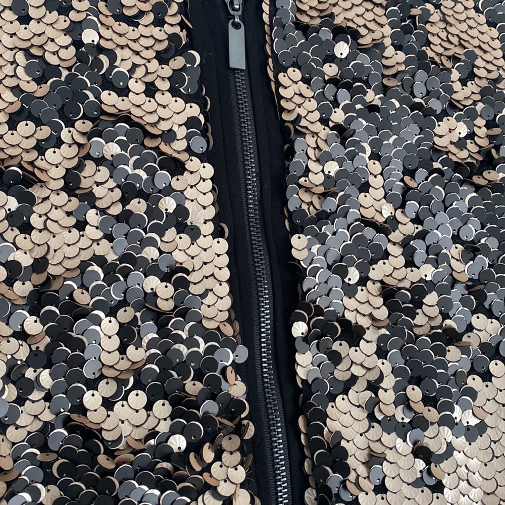 Sequin Bomber Jacket - image 2